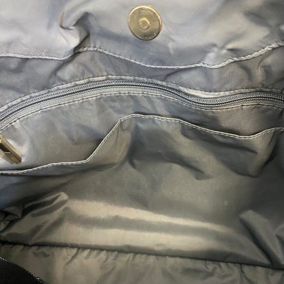 Tory Burch Quilted Blue Tote Bag - Picture 7 of 10